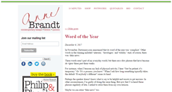 Desktop Screenshot of annebrandt.com